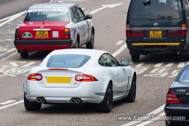 Jaguar XKR-S spotted in Hong Kong, China