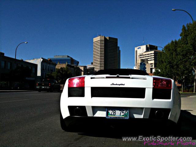 Lamborghini Gallardo spotted in Winnipeg, Manitoba, Canada