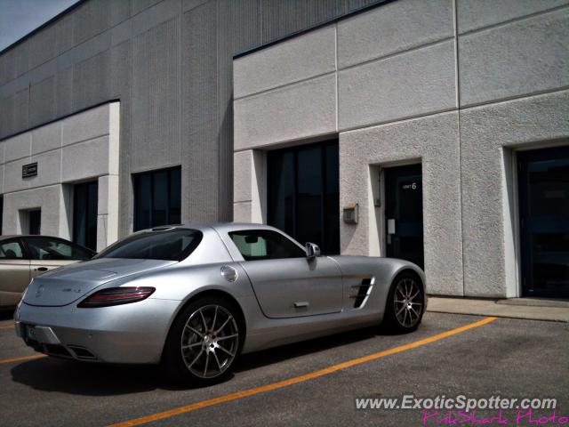 Mercedes SLS AMG spotted in Winnipeg, Manitoba, Canada