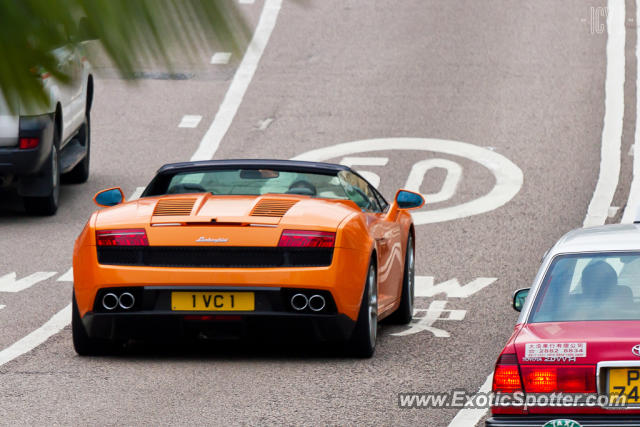 Lamborghini Gallardo spotted in Hong Kong, China