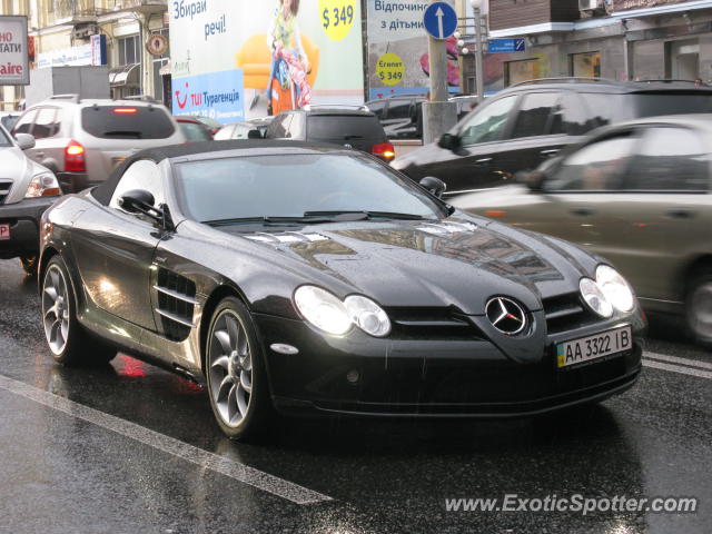Mercedes SLR spotted in Kiev, Ukraine