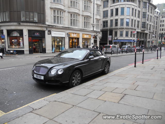 Bentley Continental spotted in LONDON, United Kingdom