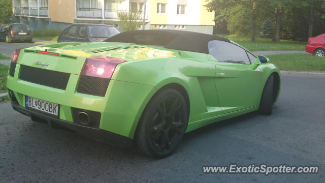 Lamborghini Gallardo spotted in Bratislava, Slovakia
