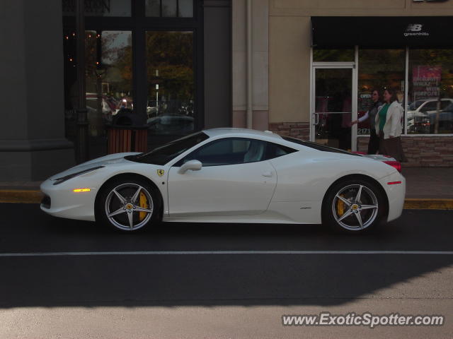 Ferrari 458 Italia spotted in Nashville, Tennessee