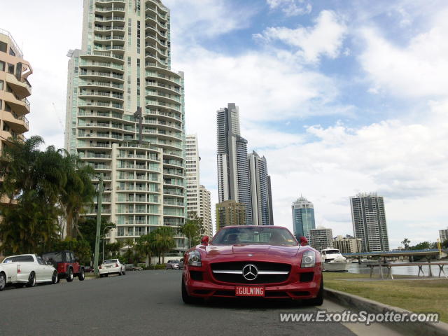 Mercedes SLS AMG spotted in Gold Coast, Australia
