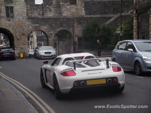 Porsche Carrera GT spotted in York, United Kingdom