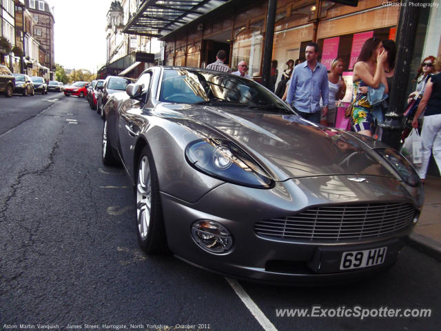 Aston Martin Vanquish spotted in Harrogate, United Kingdom