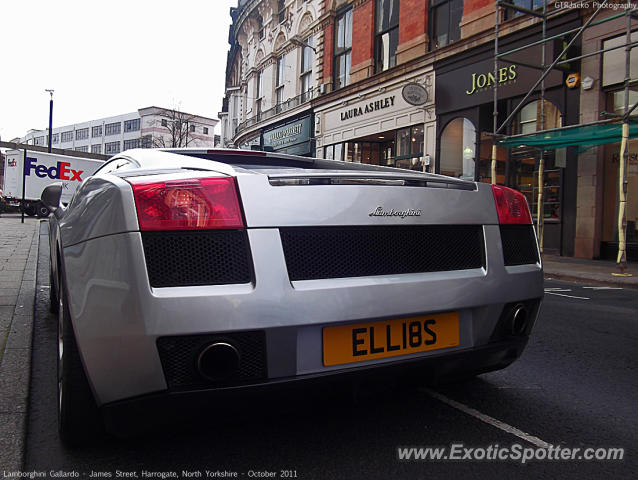 Lamborghini Gallardo spotted in Harrogate, United Kingdom