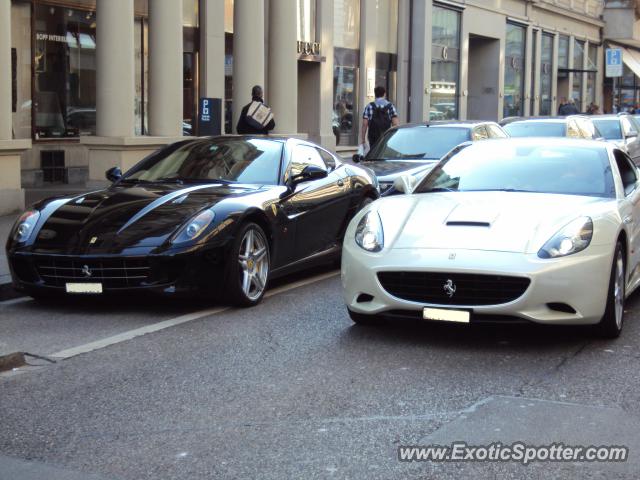 Ferrari California spotted in Zurich, Switzerland