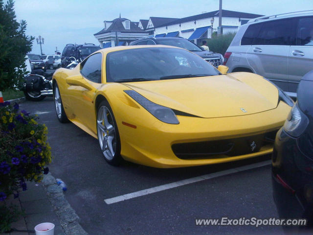 Ferrari 458 Italia spotted in Long Branch, New Jersey