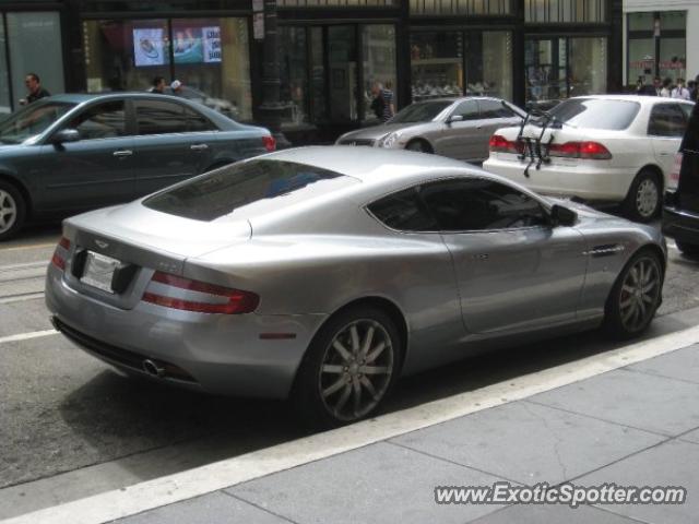Aston Martin DB9 spotted in San Francisco, California