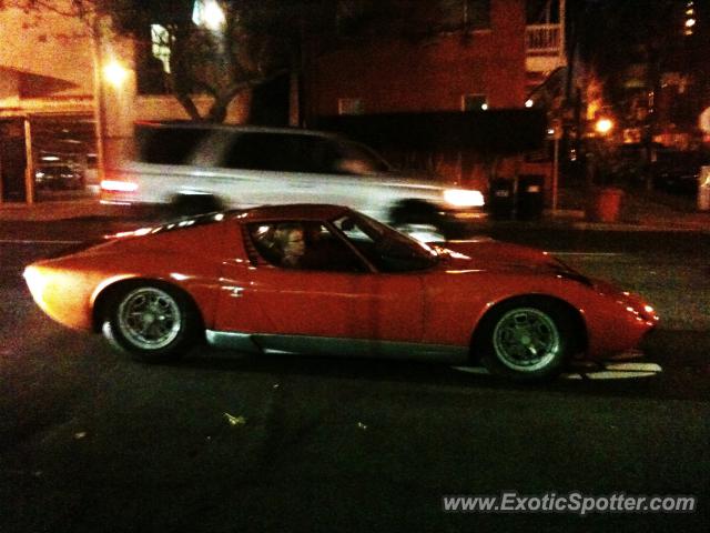 Lamborghini Miura spotted in Downtown San Diego, California