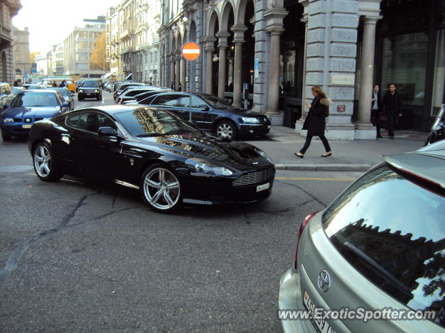 Aston Martin DB9 spotted in Zurich, Switzerland