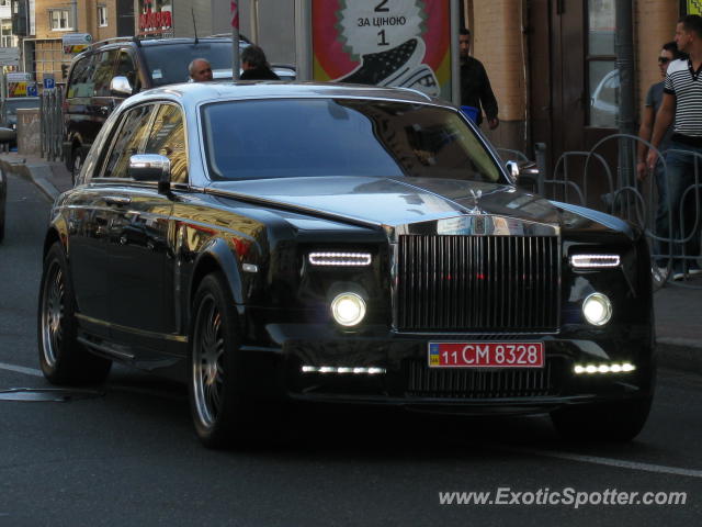 Rolls Royce Phantom spotted in Kiev, Ukraine