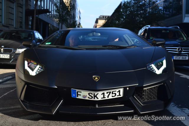 Lamborghini Aventador spotted in Frankfurt, Germany