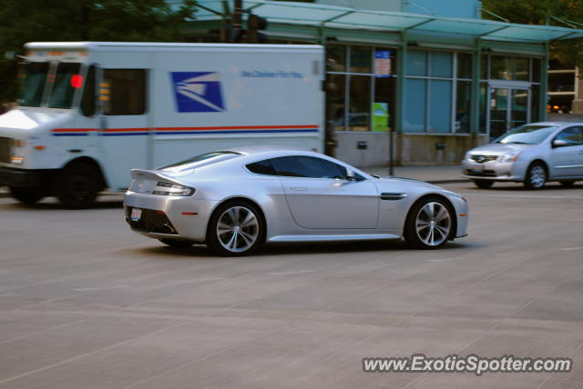 Aston Martin Vantage spotted in Chicago, Illinois