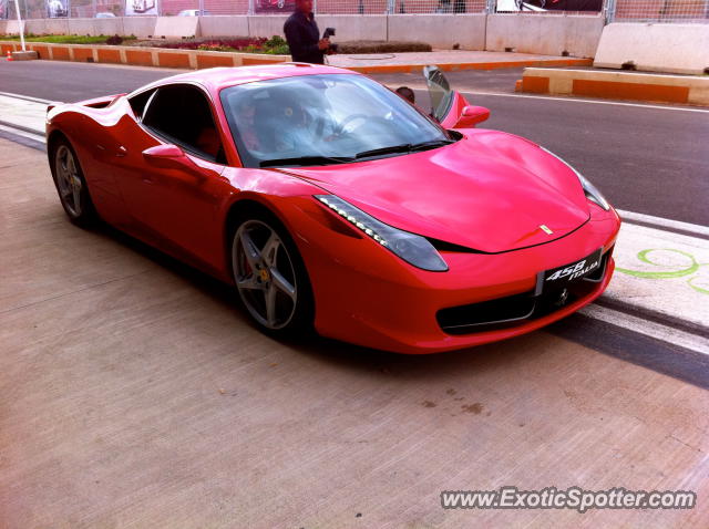 Ferrari 458 Italia spotted in Marrakech, Morocco