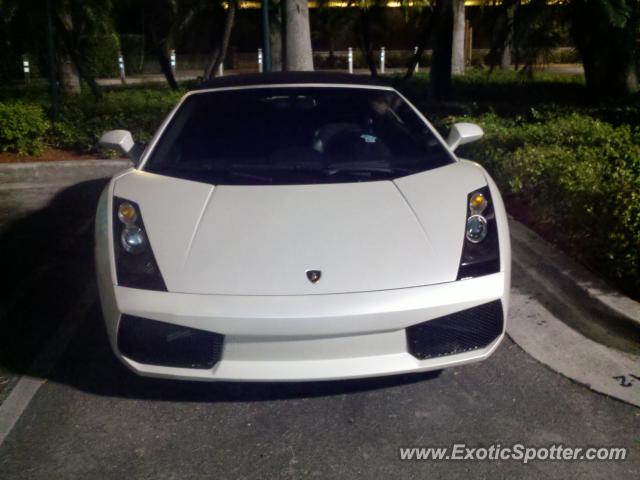 Lamborghini Gallardo spotted in Aventura, Florida