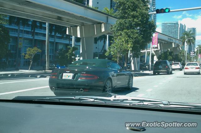 Aston Martin DB9 spotted in Miami, Florida