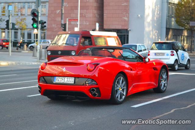 Ferrari California spotted in Mainz, Germany