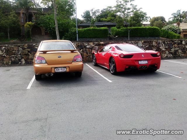 Ferrari 458 Italia spotted in Brisbane, Australia