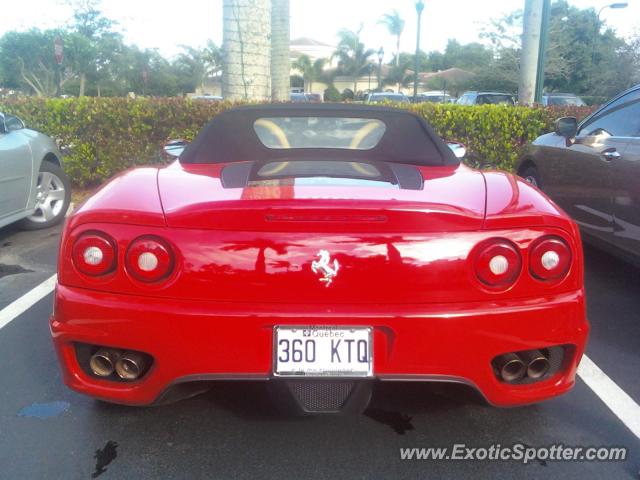 Ferrari 360 Modena spotted in Palm Beach Gardens, Florida