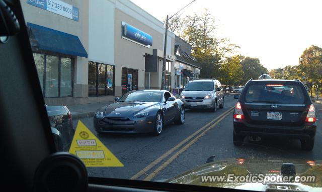 Aston Martin Vantage spotted in Newton Centre, Massachusetts