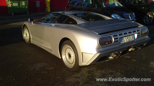 Bugatti EB110 spotted in Imola, Italy