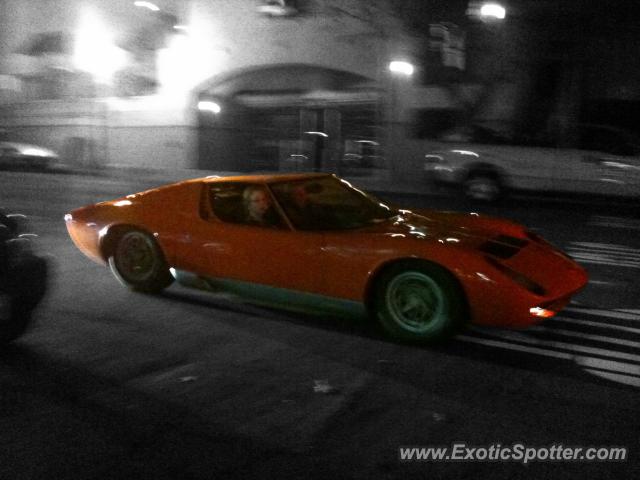 Lamborghini Miura spotted in Downtown San Diego (Little Italy), California