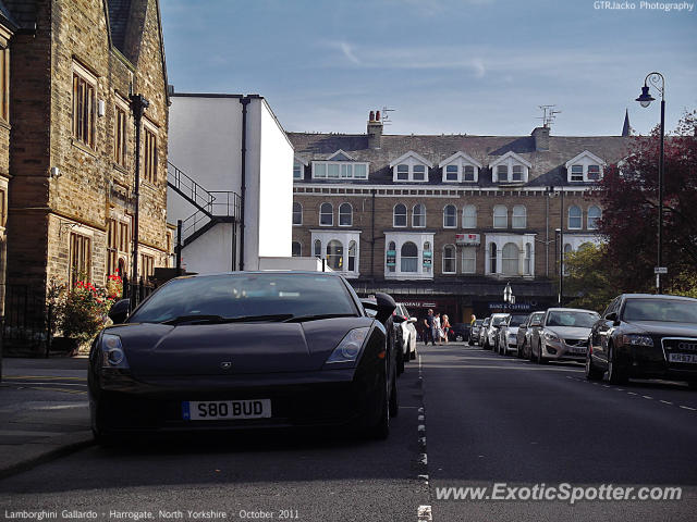 Lamborghini Gallardo spotted in Harrogate, United Kingdom
