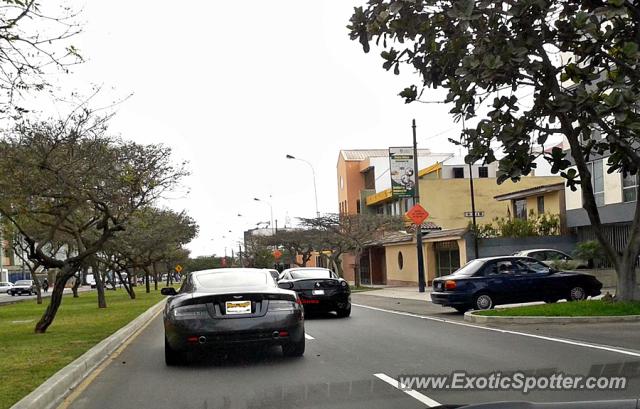 Aston Martin DB9 spotted in Lima, Peru