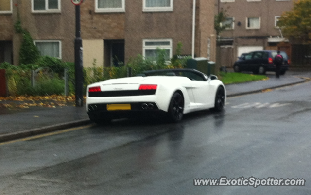 Lamborghini Gallardo spotted in Bristol, United Kingdom