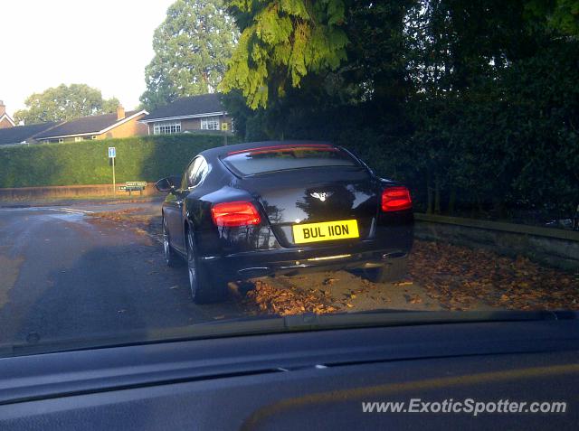 Bentley Continental spotted in Solihull/Birmingham, United Kingdom