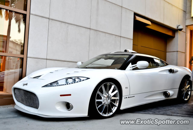 Spyker C8 spotted in Beverly Hills, California