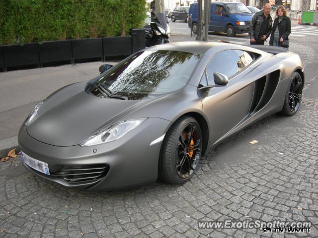 Mclaren MP4-12C spotted in Paris, France
