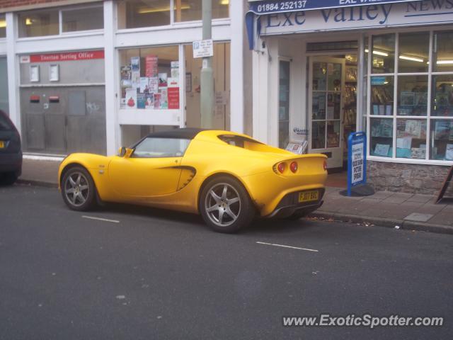 Lotus Elise spotted in Tiverton, United Kingdom