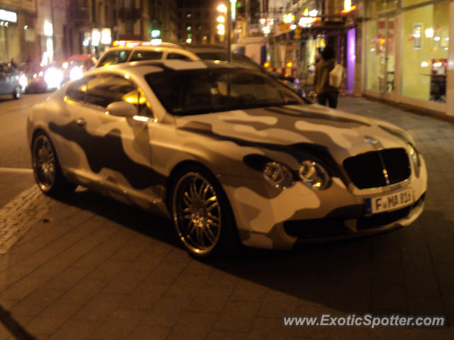 Bentley Continental spotted in FRANKFURT, Germany
