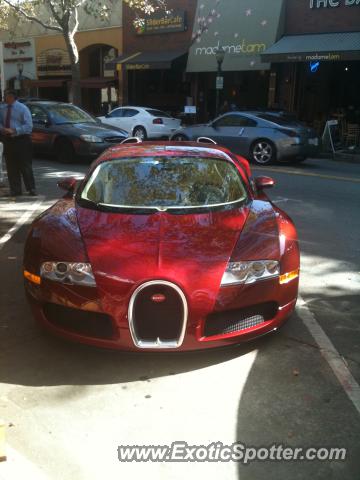 Bugatti Veyron spotted in Palo Alto, California