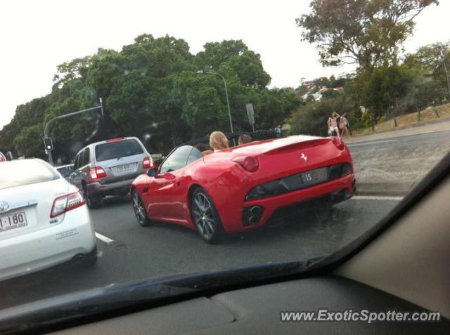 Ferrari California spotted in Brisbane, Australia