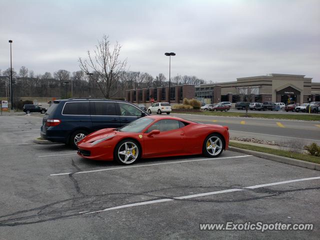 Ferrari 458 Italia spotted in St. Louis, Missouri