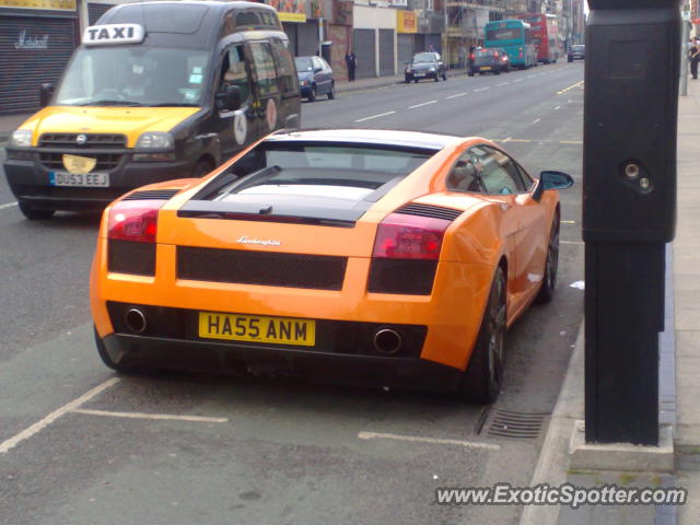 Lamborghini Gallardo spotted in Teesside, United Kingdom