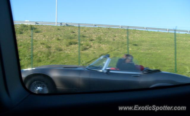 Jaguar E-Type spotted in Lisbon , Portugal