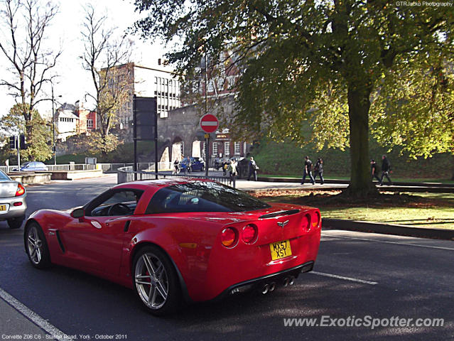 Chevrolet Corvette Z06 spotted in York, United Kingdom