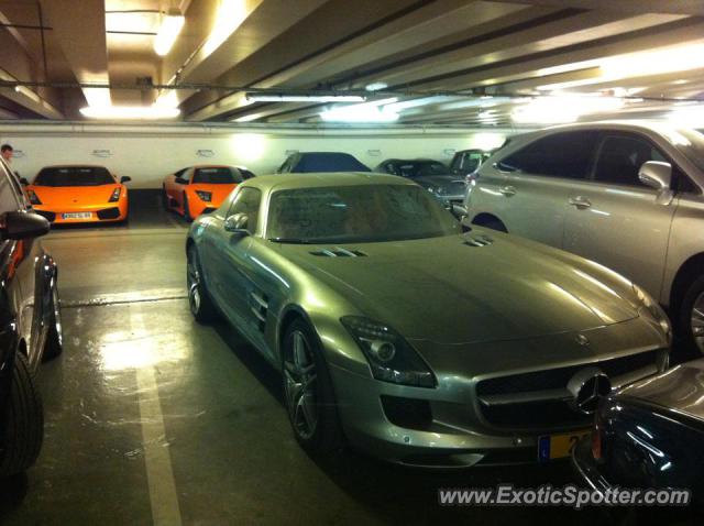 Mercedes SLS AMG spotted in London, United Kingdom