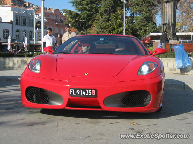 Ferrari 458 Italia spotted in Ohrid, Macedonia