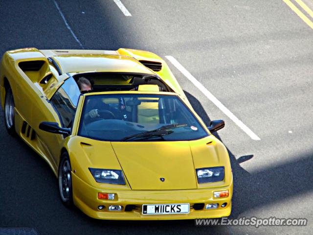 Lamborghini Diablo spotted in Hertfordshire, United Kingdom