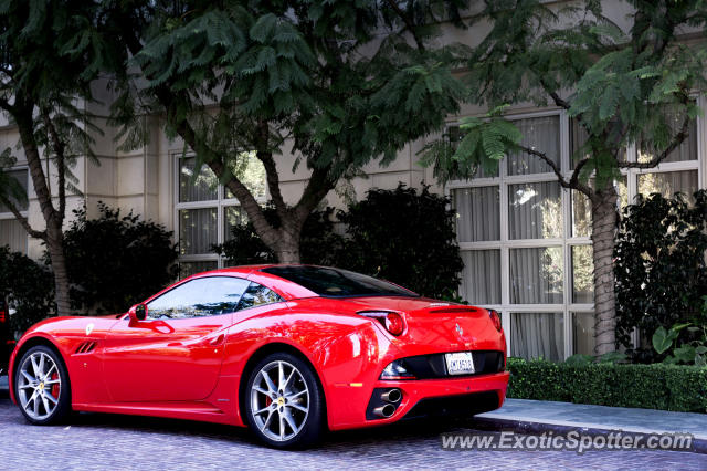 Ferrari California spotted in Bevery Hills, California