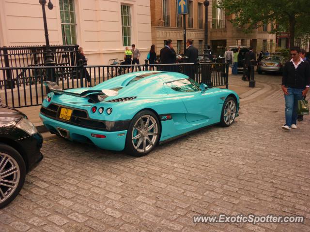 Koenigsegg CCXR spotted in London, United Kingdom