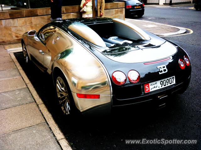 Bugatti Veyron spotted in London, United Kingdom