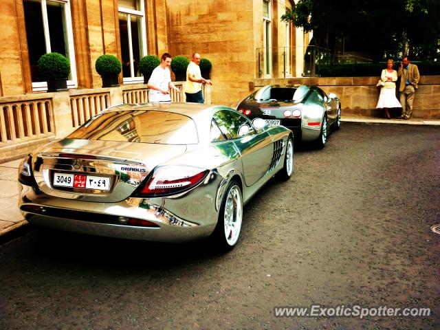 Mercedes SLR spotted in London, United Kingdom